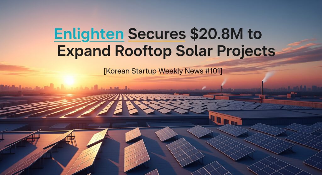 [Korean Startup Weekly News #101] Enlighten Secures $20.8M to Expand Rooftop Solar Projects